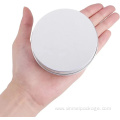 100ml empty round Aluminum cosmetic containers